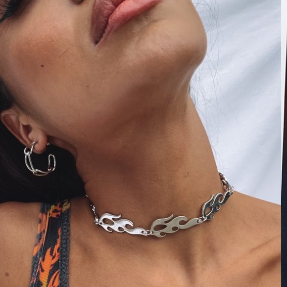 ✨SOLD❗️New Cheap Thrills Flame Festival Choker - Picture 2 of 6